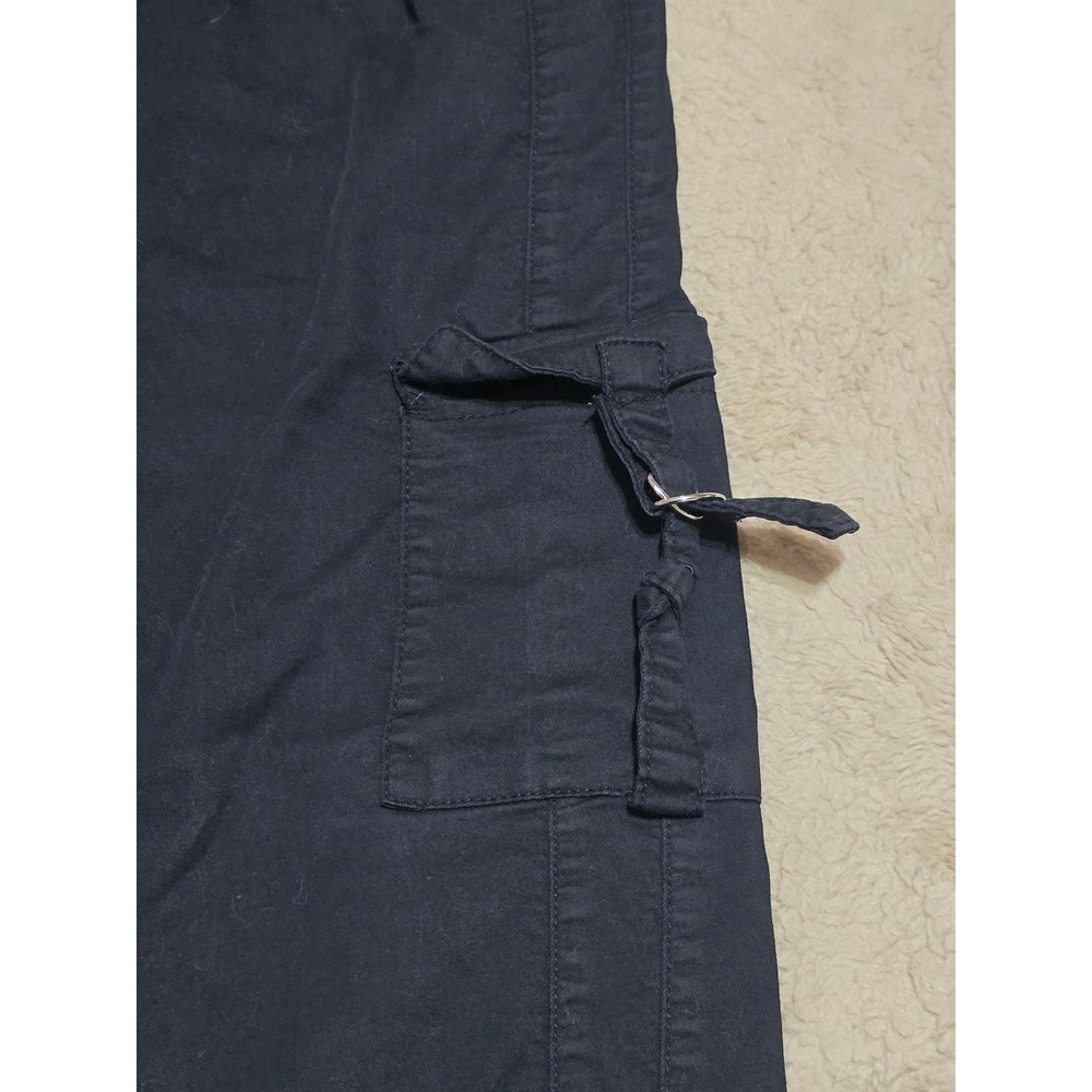 V.I.P. Jeans Black Cargo Joggers Size 17 - Picture 3 of 6